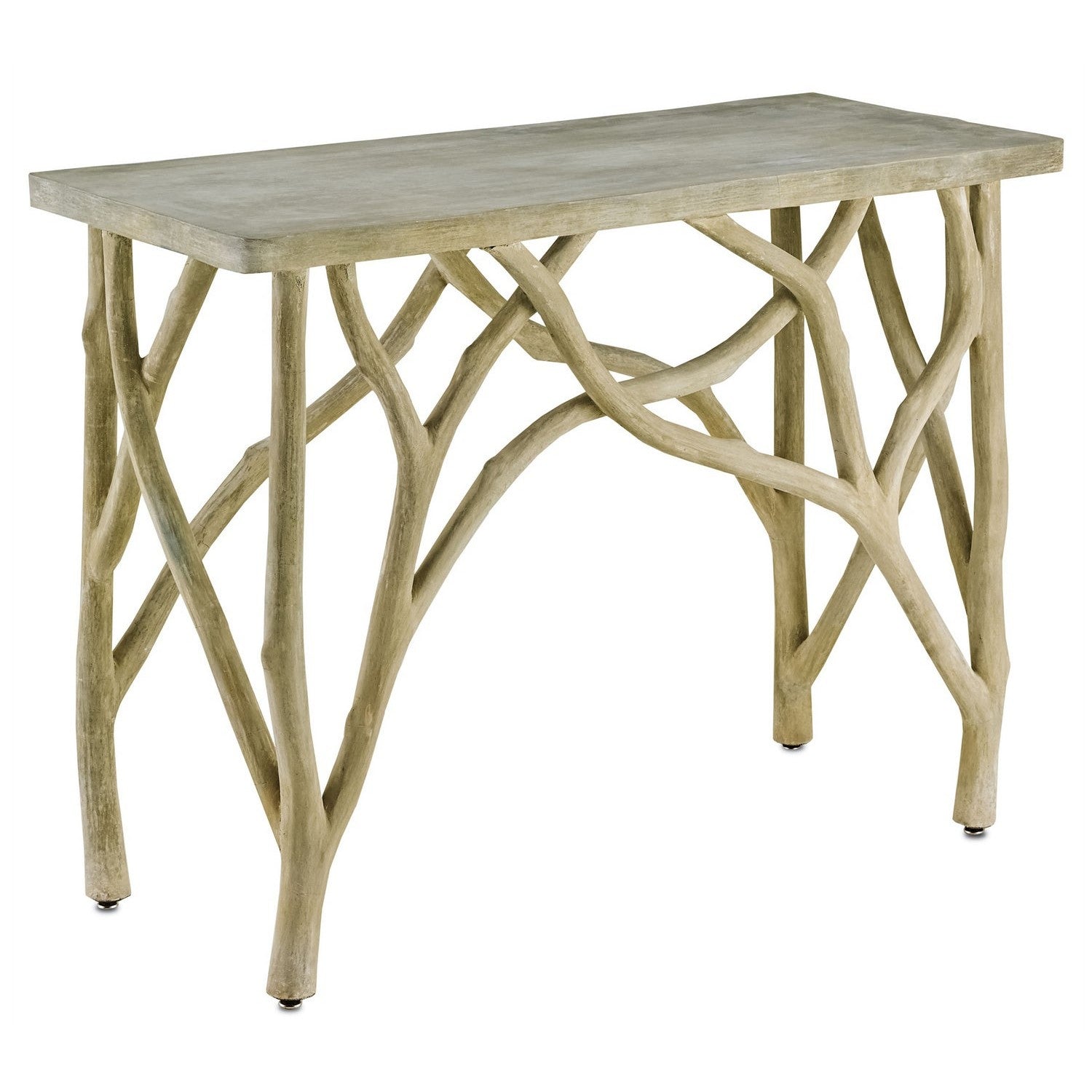Currey and Company - 2037 - Console Table - Portland/Faux Bois