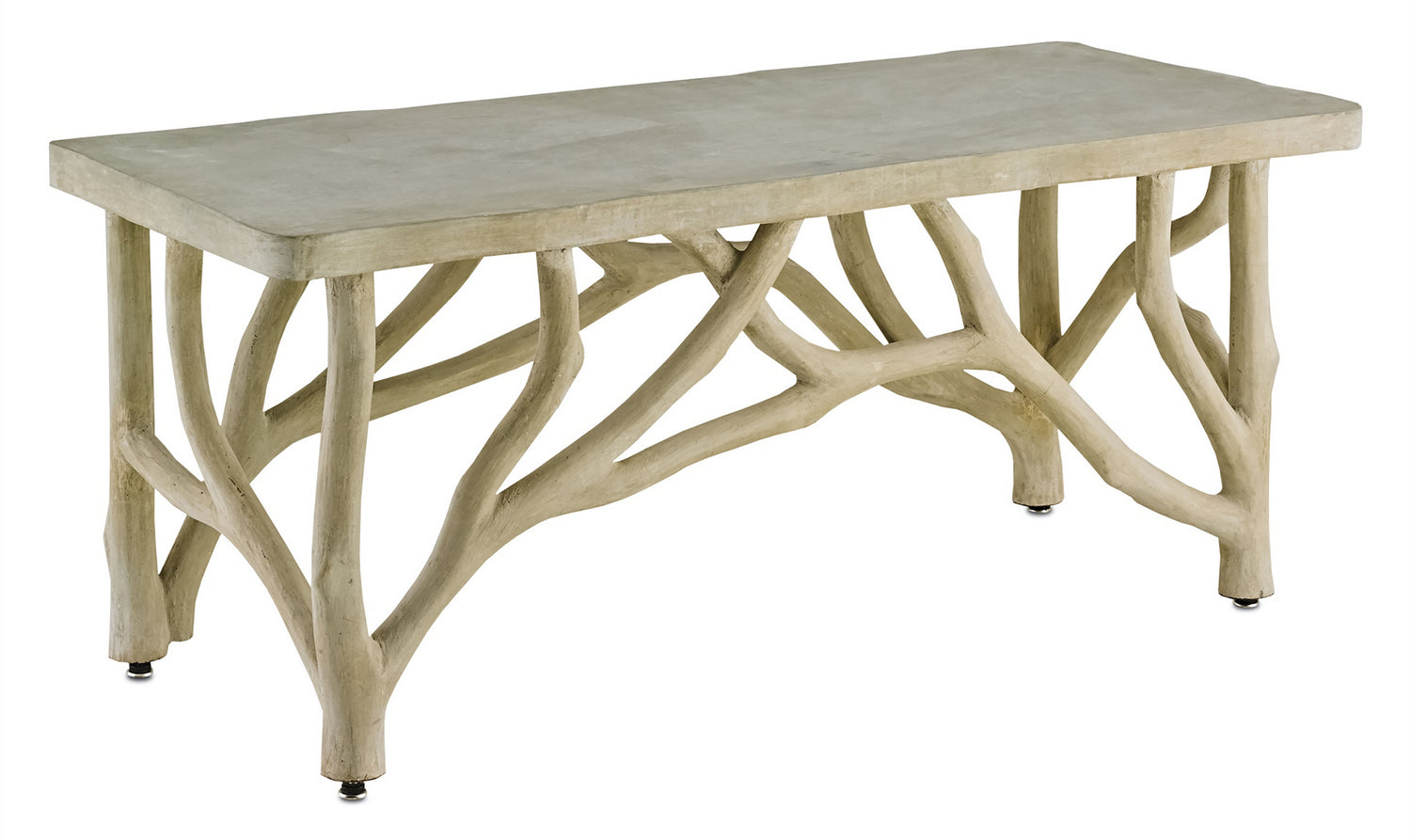 Currey and Company - 2038 - Table/Bench - Portland/Faux Bois