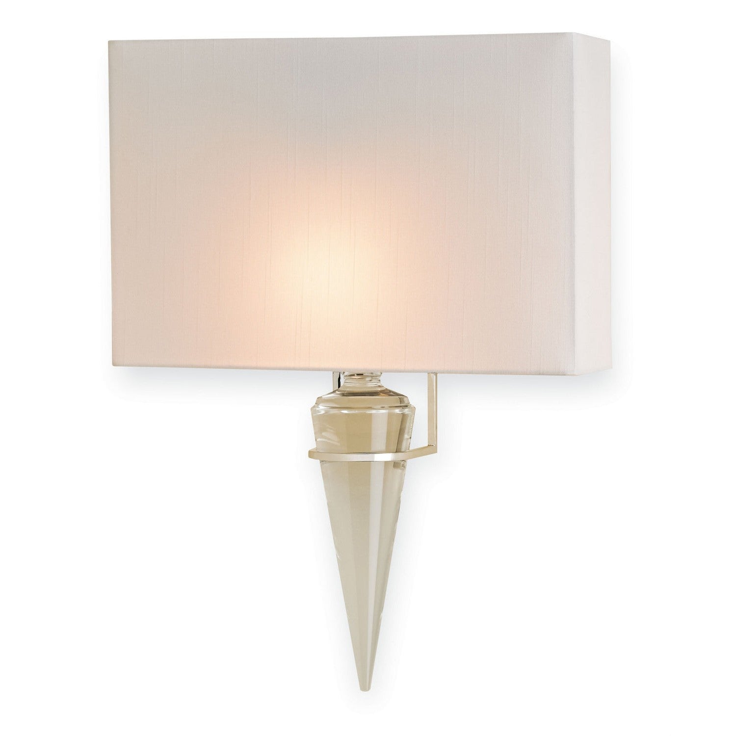 Currey and Company - 5204 - One Light Wall Sconce - Polished Nickel