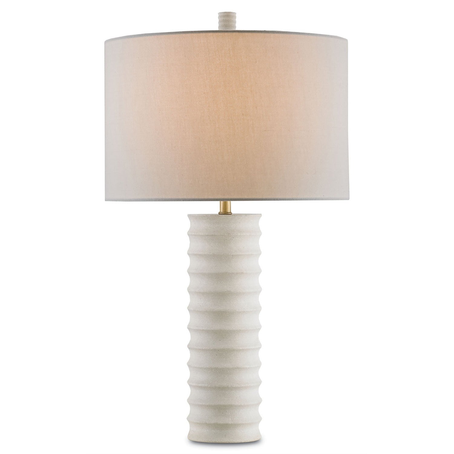 Currey and Company - 6761 - One Light Table Lamp - Snowdrop White Table Lamp - Natural