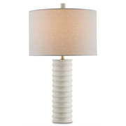 Currey and Company - 6761 - One Light Table Lamp - Snowdrop White Table Lamp - Natural