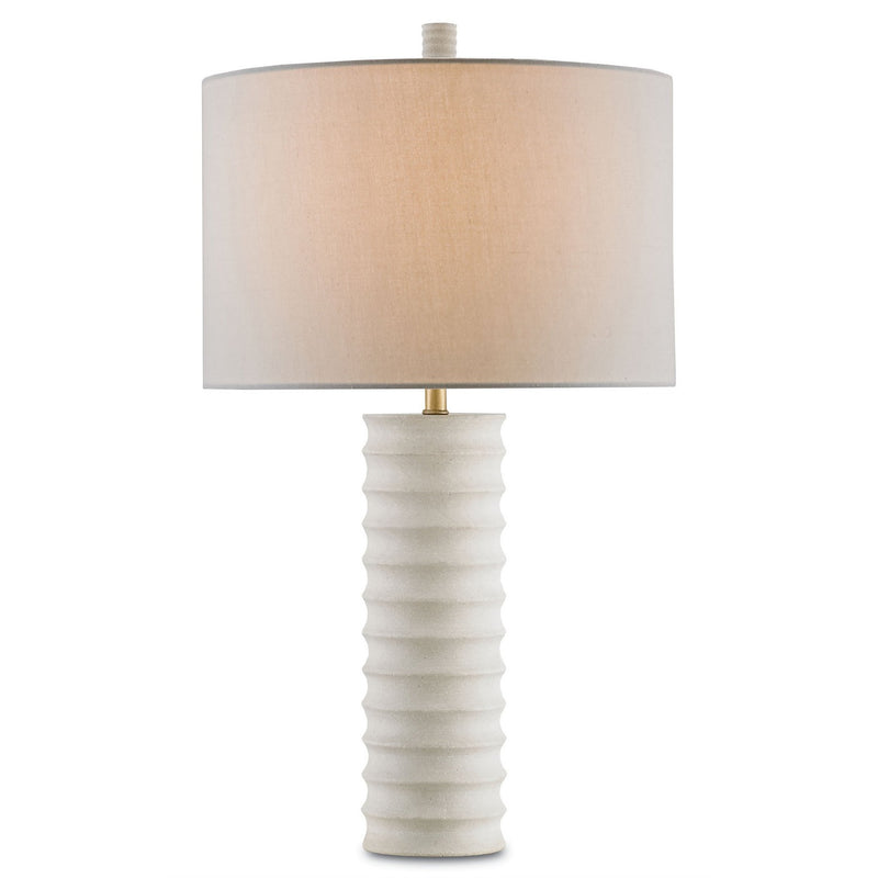 Currey and Company - 6761 - One Light Table Lamp - Snowdrop White Table Lamp - Natural