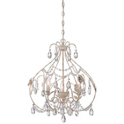 Minka-Lavery - 3154-648 - Three Light Mini Chandelier - Isabella'S Crown - Provencal Blanc