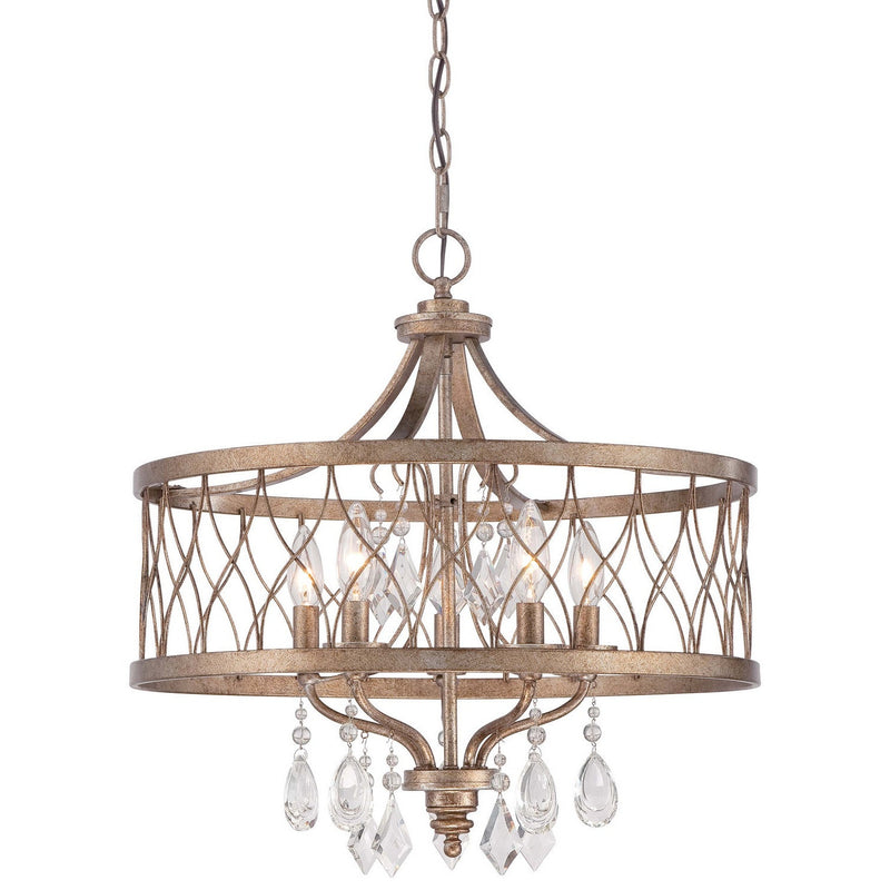 Minka-Lavery - 4404-581 - Five Light Chandelier - West Liberty - Olympus Gold
