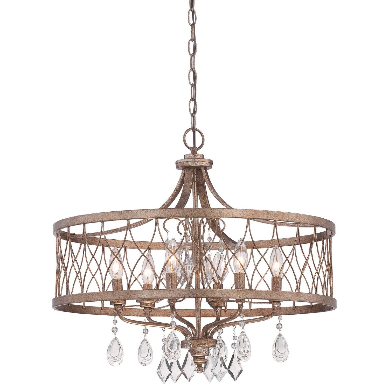 Minka-Lavery - 4406-581 - Six Light Chandelier - West Liberty - Olympus Gold