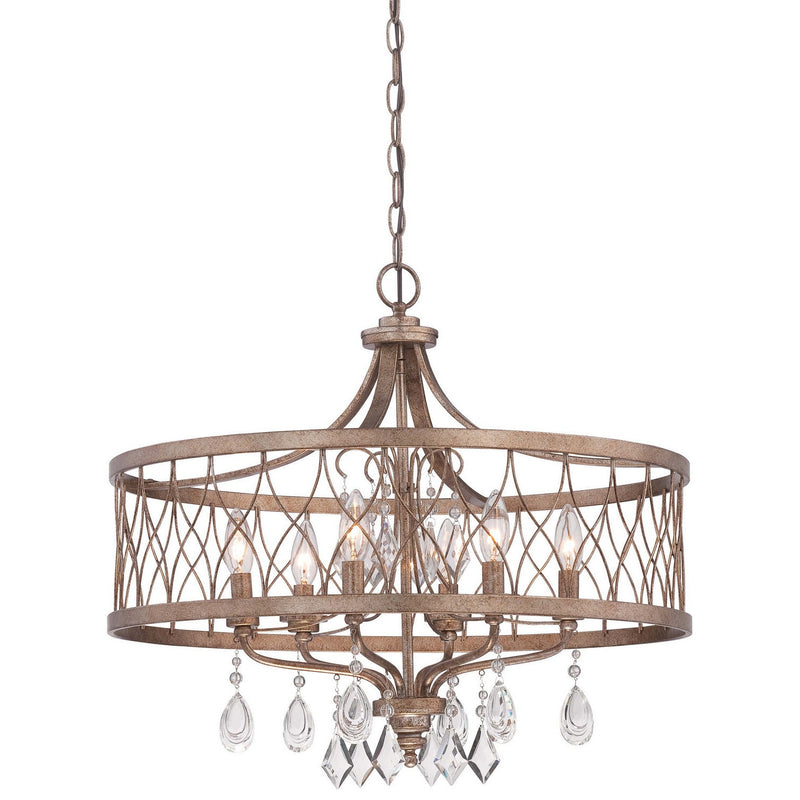 Minka-Lavery - 4406-581 - Six Light Chandelier - West Liberty - Olympus Gold