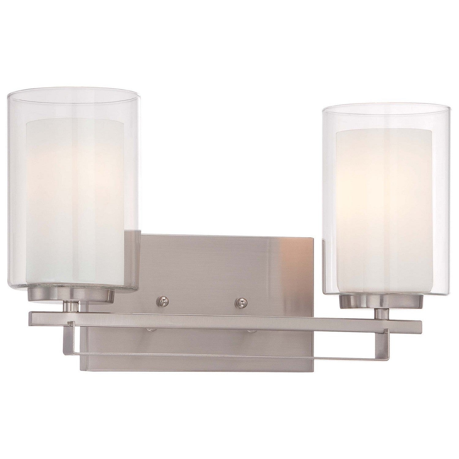 Minka-Lavery - 6102-84 - Two Light Bath Bar - Parsons Studio - Brushed Nickel