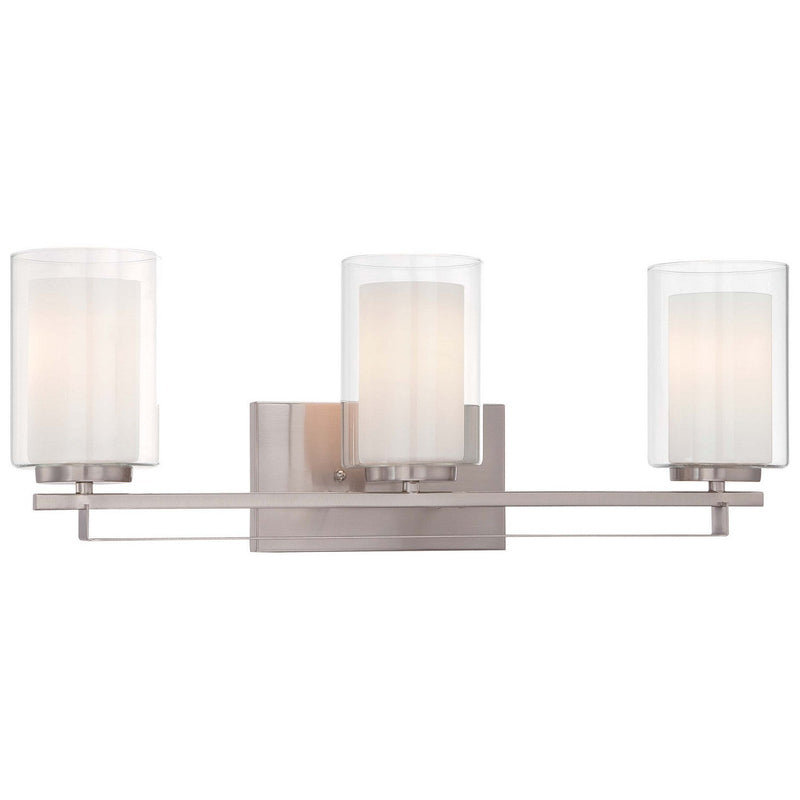 Minka-Lavery - 6103-84 - Three Light Bath Bar - Parsons Studio - Brushed Nickel