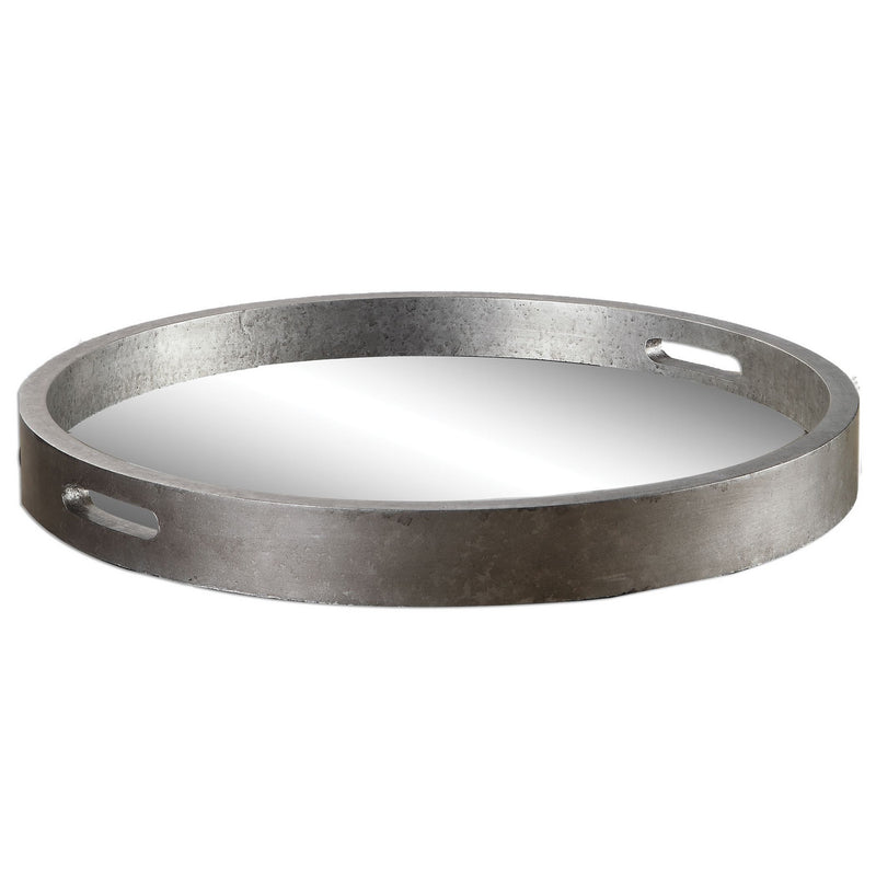 Uttermost - 19997 - Tray - Bechet - Antiqued Silver
