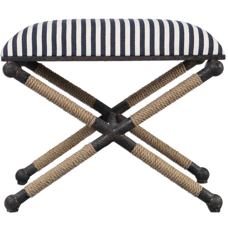 Uttermost - 23228 - Bench - Braddock - Rustic Iron