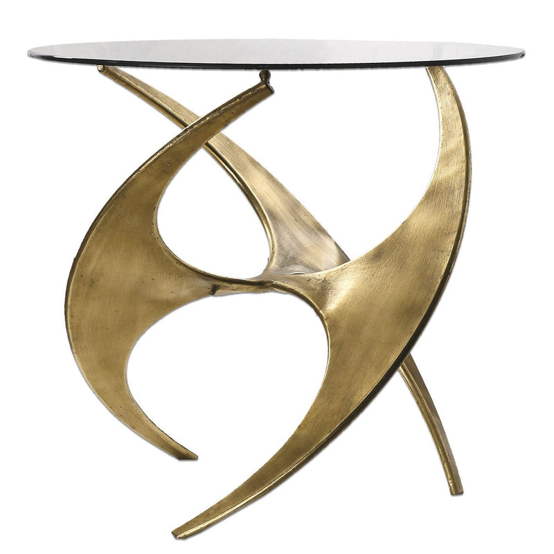 Uttermost - 24516 - Accent Table - Graciano - Antique Gold