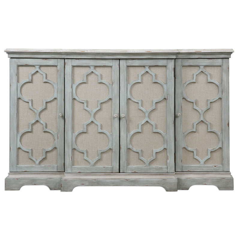 Uttermost - 24520 - Cabinet - Sophie - Grey w/Ivory