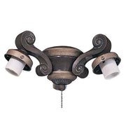 Minka Aire - K36-STW - Three Light Fan Light Kit - Light Kits - Sterling Walnut