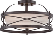 Nuvo Lighting - 60-5335 - Two Light Semi Flush Mount - Ginger - Old Bronze