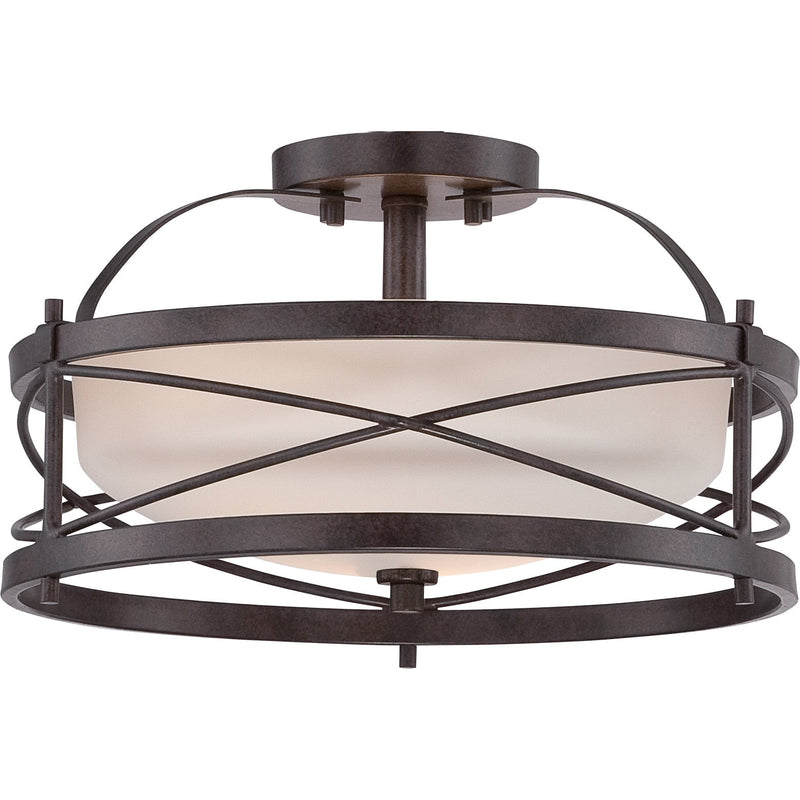 Nuvo Lighting - 60-5335 - Two Light Semi Flush Mount - Ginger - Old Bronze