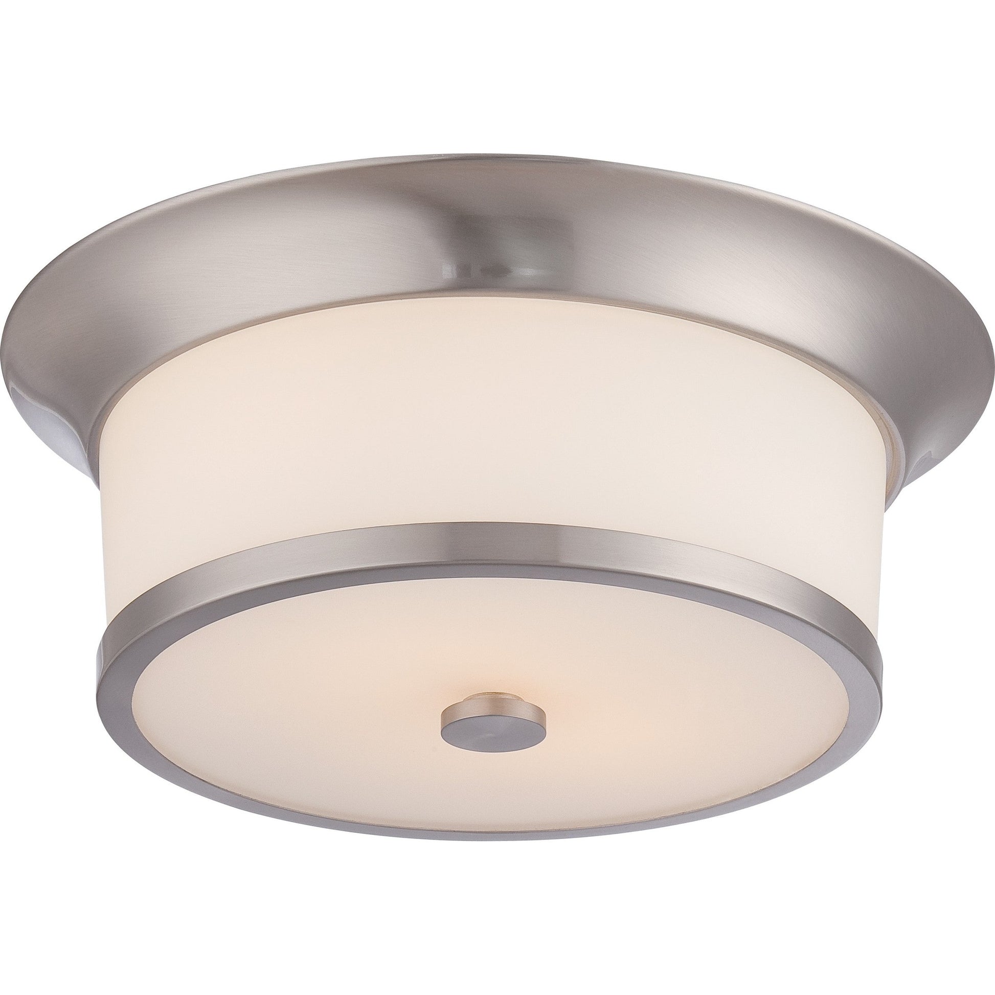 Nuvo Lighting - 60-5460 - Two Light Flush Mount - Mobili - Brushed Nickel