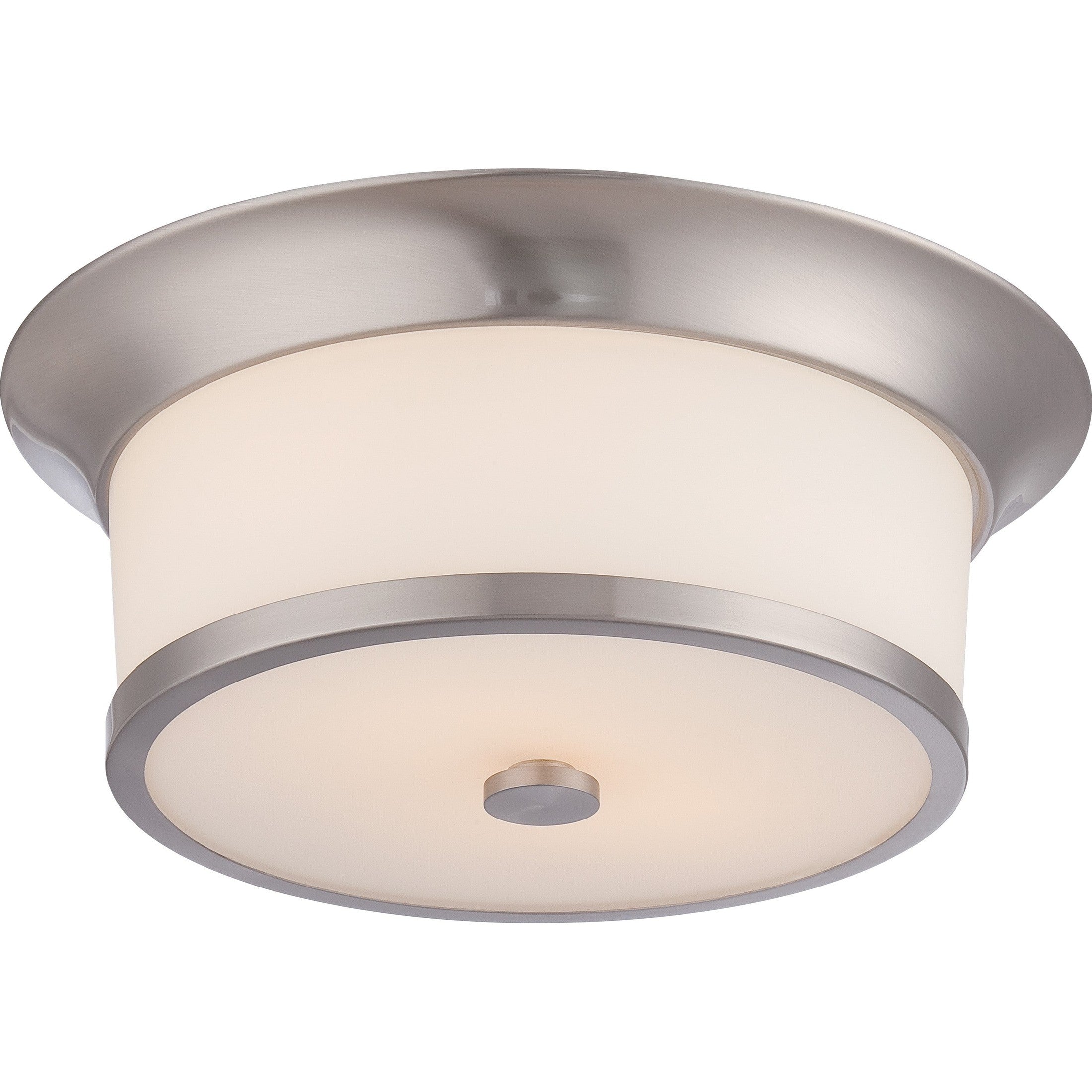 Nuvo Lighting - 60-5460 - Two Light Flush Mount - Mobili - Brushed Nickel