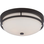 Nuvo Lighting - 60-5586 - Two Light Flush Mount - Neval - Sudbury Bronze
