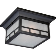 Nuvo Lighting - 60-5606 - Two Light Flush Mount - Drexel - Stone Black
