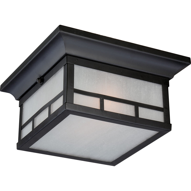 Nuvo Lighting - 60-5606 - Two Light Flush Mount - Drexel - Stone Black