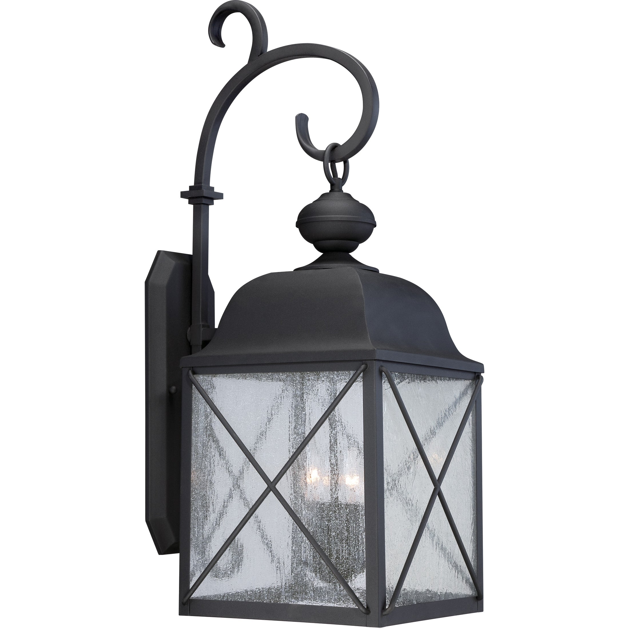 Nuvo Lighting - 60-5623 - Three Light Outdoor Wall Lantern - Wingate - Textured Black