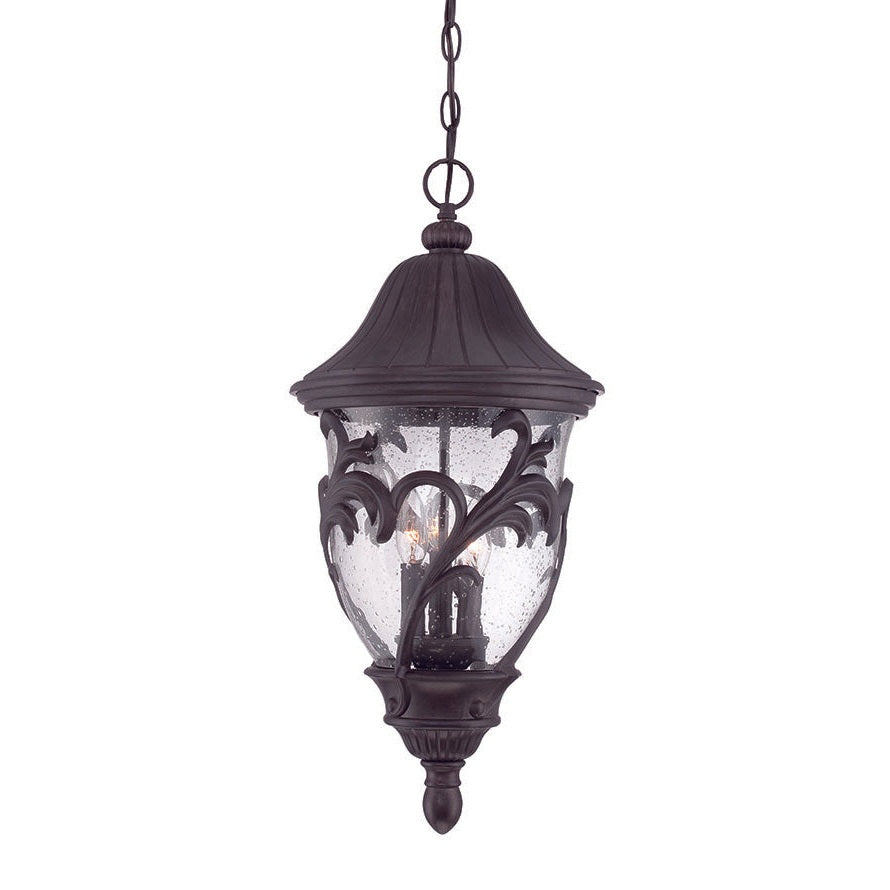 Acclaim Lighting - 39226BC - Three Light Hanging Lantern - Capri - Black Coral