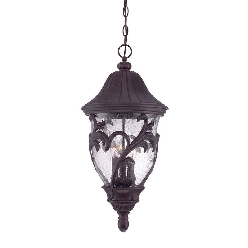 Acclaim Lighting - 39226BC - Three Light Hanging Lantern - Capri - Black Coral