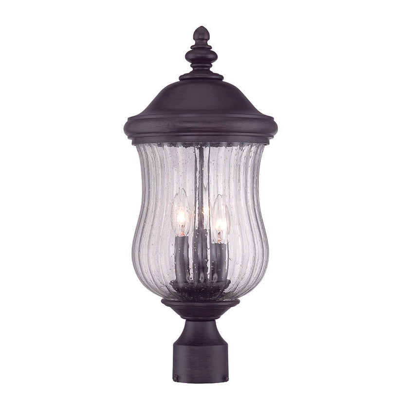 Acclaim Lighting - 39717BC - Three Light Post Mount - Bellagio - Black Coral