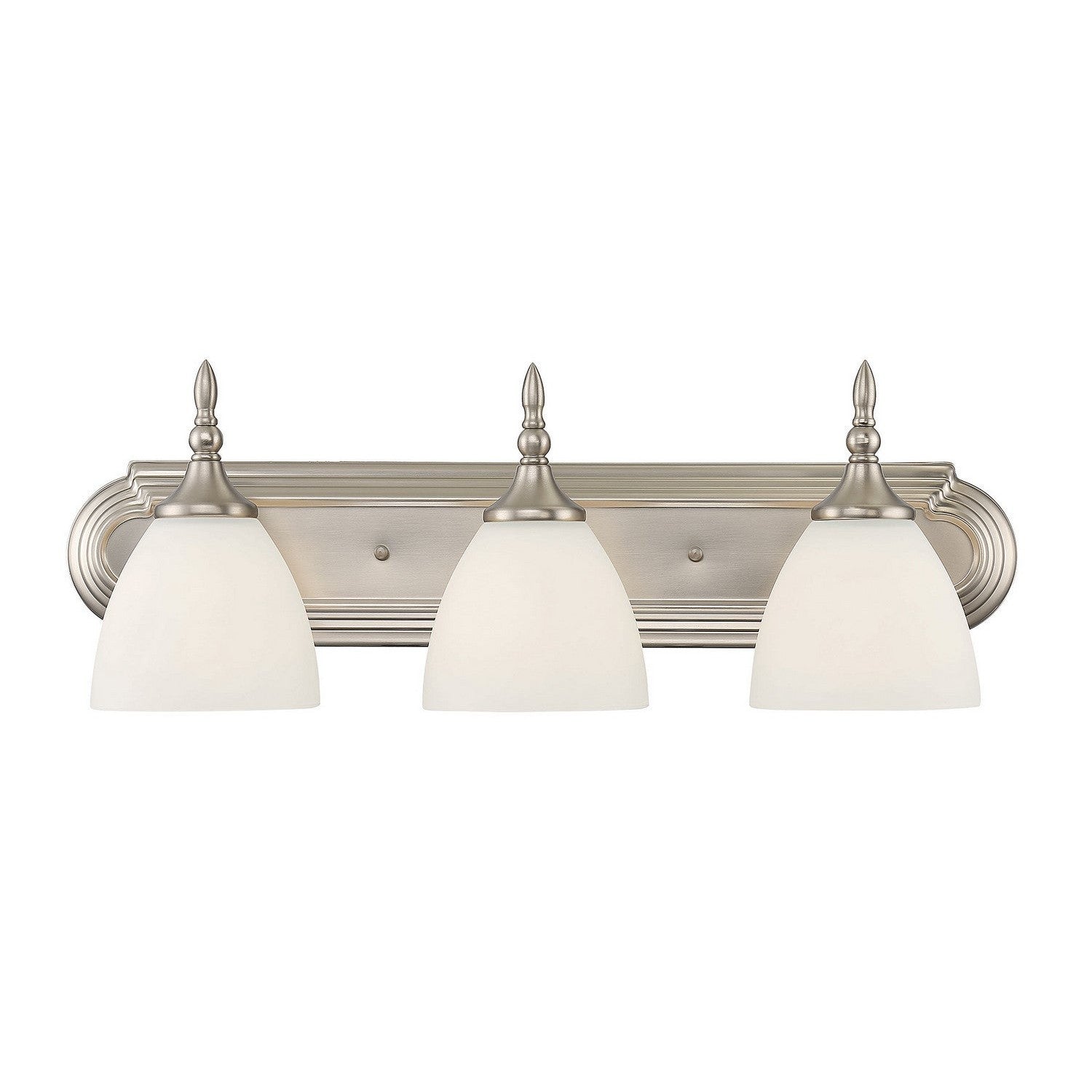 Savoy House - 8-1007-3-SN - Three Light Bath Bar - Herndon - Satin Nickel