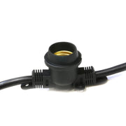 American Lighting - LS-M-24-100-BK - 100-Foot String Light - Light String - Black