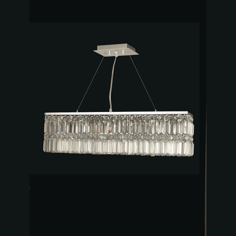 Dale Tiffany - GH12113 - Six Light Chandelier - Canley - Polished Chrome