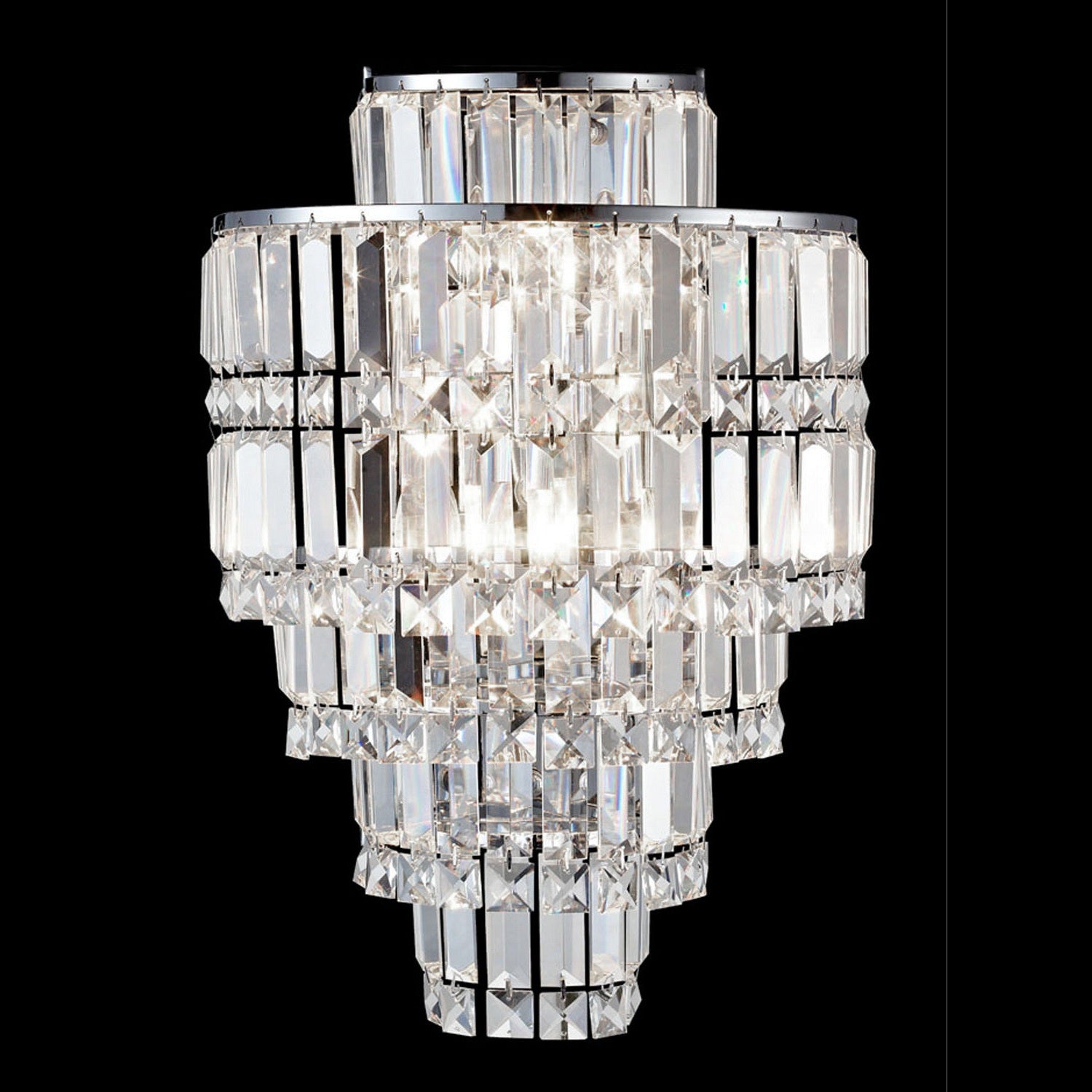 Dale Tiffany - GW13348 - Three Light Wall Sconce - Cathedral - Polished Chrome