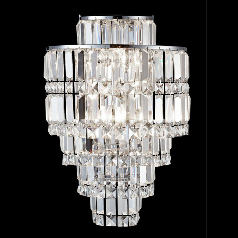 Dale Tiffany - GW13348 - Three Light Wall Sconce - Cathedral - Polished Chrome