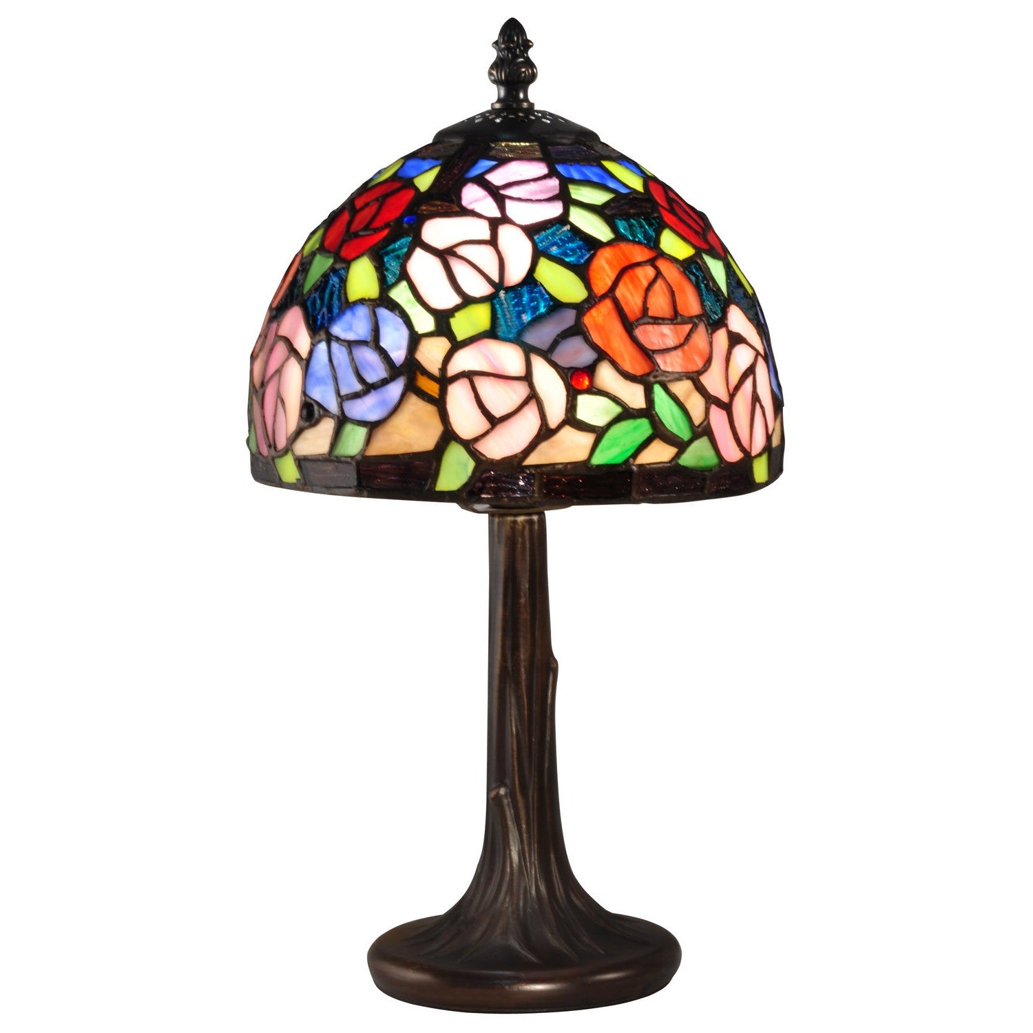 Dale Tiffany - TA15050 - One Light Accent Table Lamp - Carnation - Antique Bronze