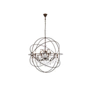 Elegant Lighting - 1130G43DB/RC - 18 Light Chandelier - Geneva - Dark Bronze