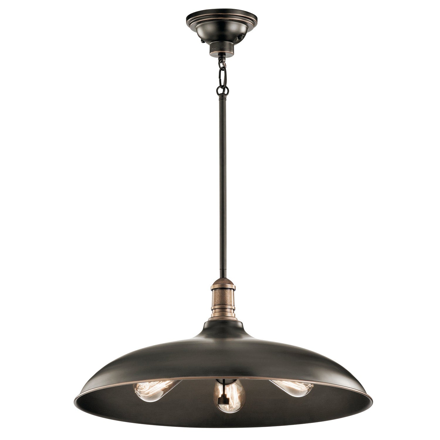 Kichler - 42649OZ - Three Light Pendant - Cobson - Olde Bronze