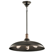 Kichler - 42649OZ - Three Light Pendant - Cobson - Olde Bronze