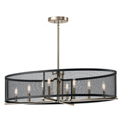 Kichler - 43712PN - Eight Light Chandelier - Titus - Polished Nickel