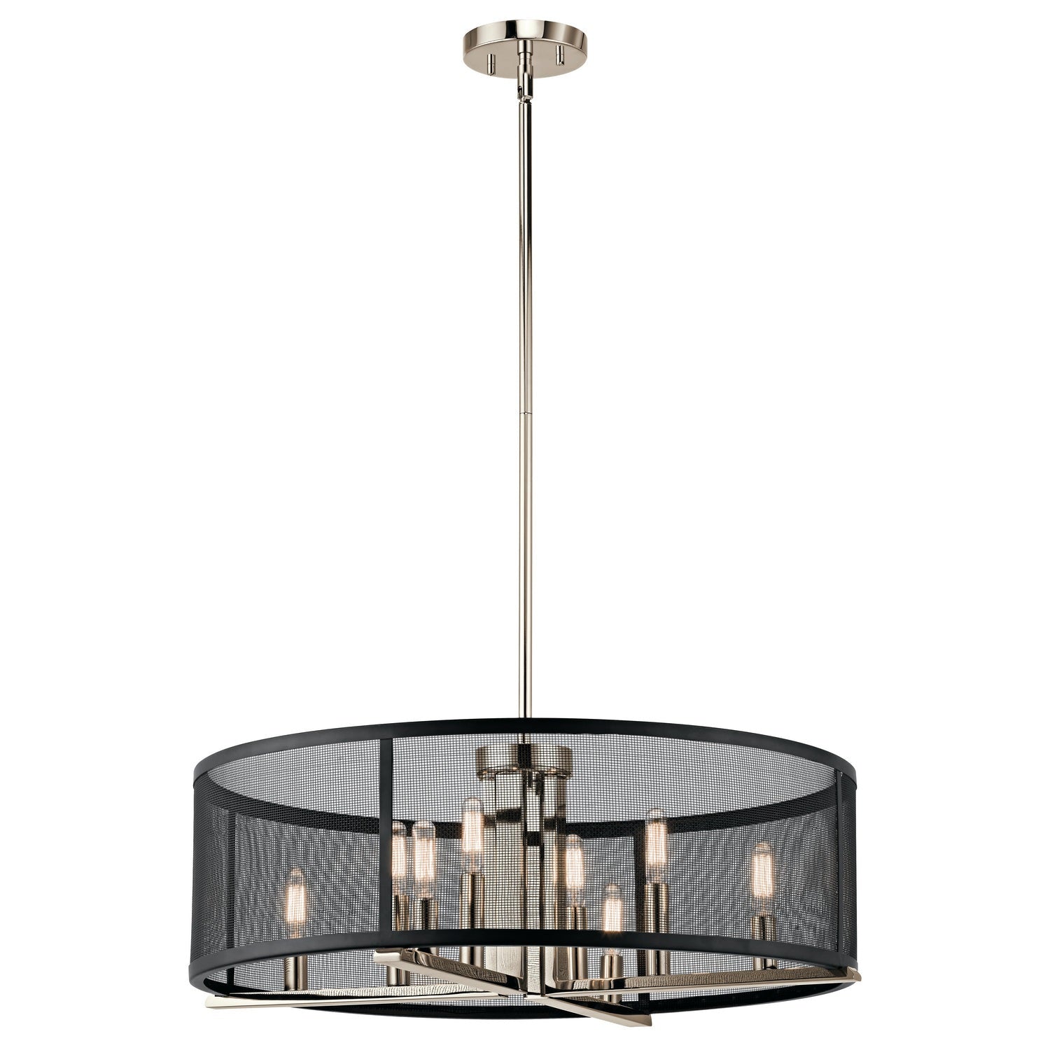 Kichler - 43715PN - Eight Light Chandelier - Titus - Polished Nickel