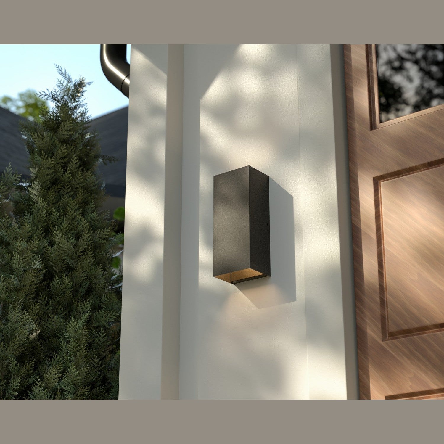 Kichler - 49551BKTLED - LED Outdoor Wall Mount - Walden - Textured Black