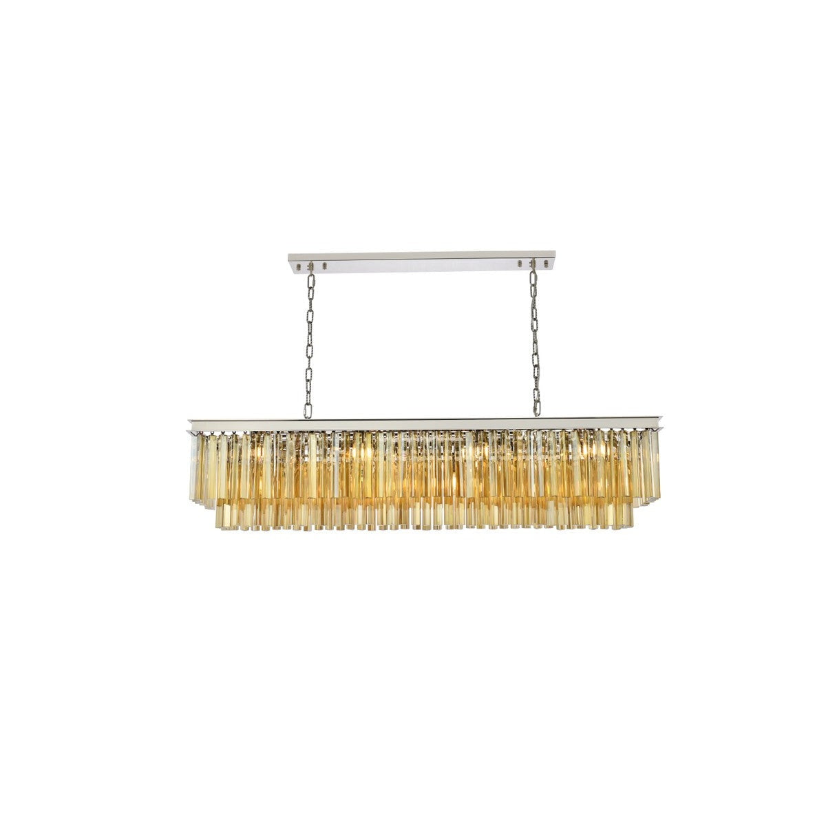 Elegant Lighting - 1202D60PN-GT/RC - 12 Light Chandelier - Sydney - Polished Nickel