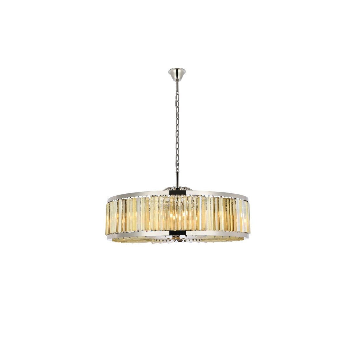 Elegant Lighting - 1203G43PN-GT/RC - Ten Light Chandelier - Chelsea - Polished Nickel