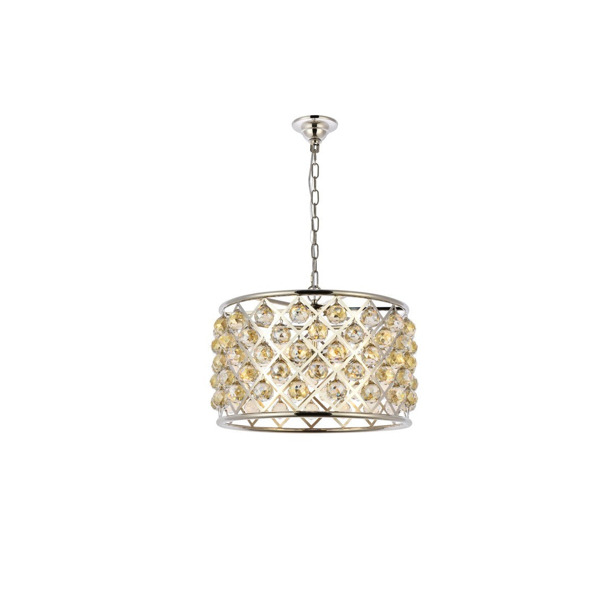 Elegant Lighting - 1206D20PN-GT/RC - Six Light Pendant - Madison - Polished Nickel