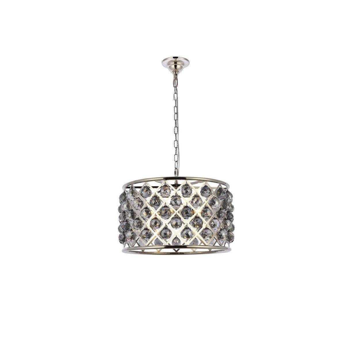 Elegant Lighting - 1206D20PN-SS/RC - Six Light Pendant - Madison - Polished Nickel