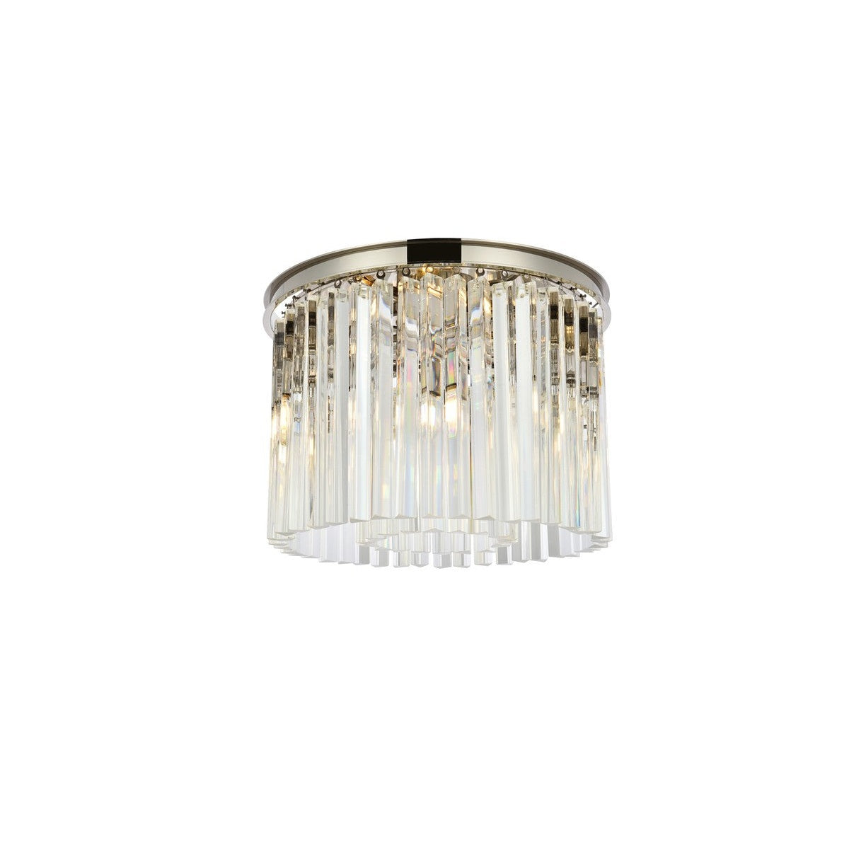 Elegant Lighting - 1208F20PN/RC - Six Light Flush Mount - Sydney - Polished Nickel