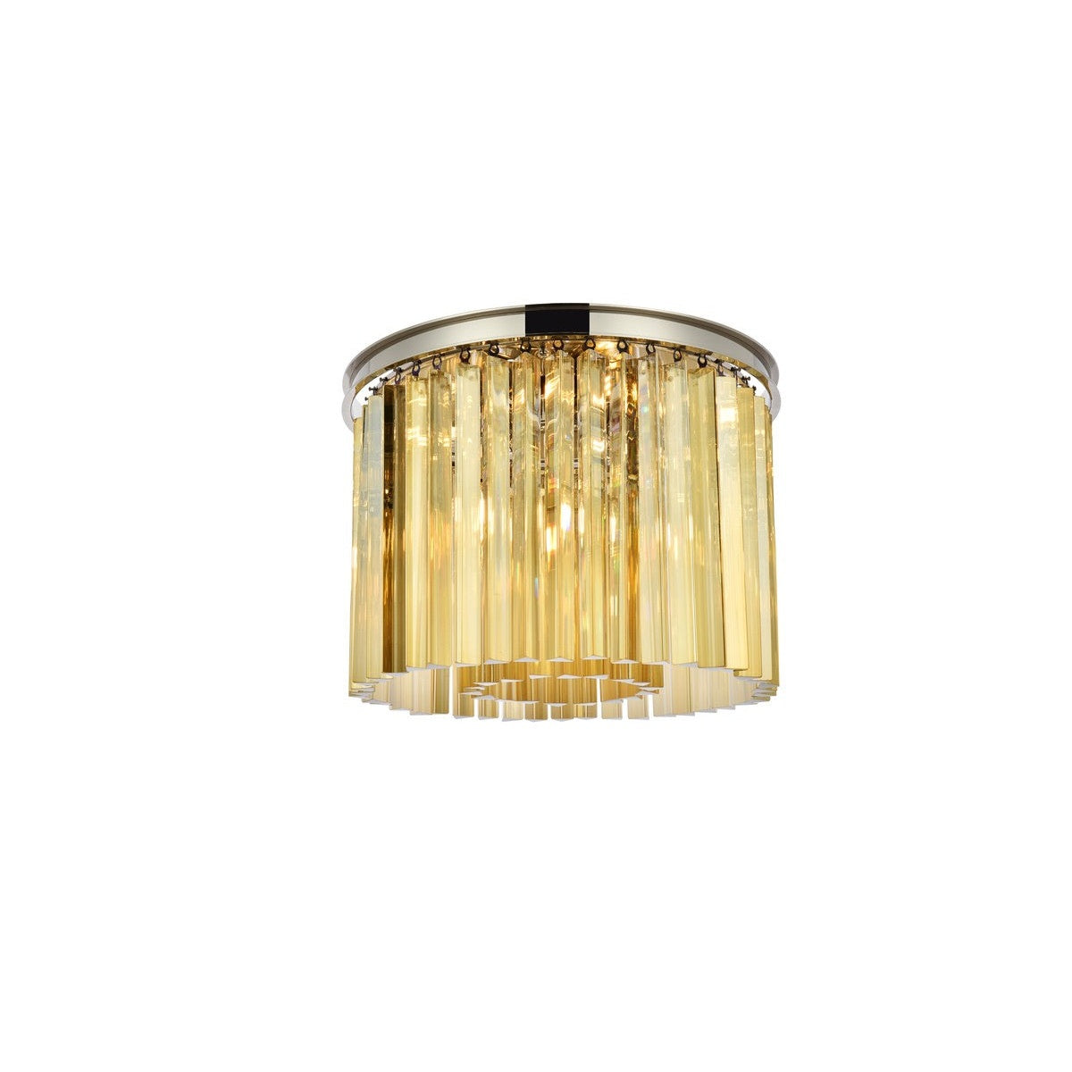 Elegant Lighting - 1208F20PN-GT/RC - Six Light Flush Mount - Sydney - Polished Nickel