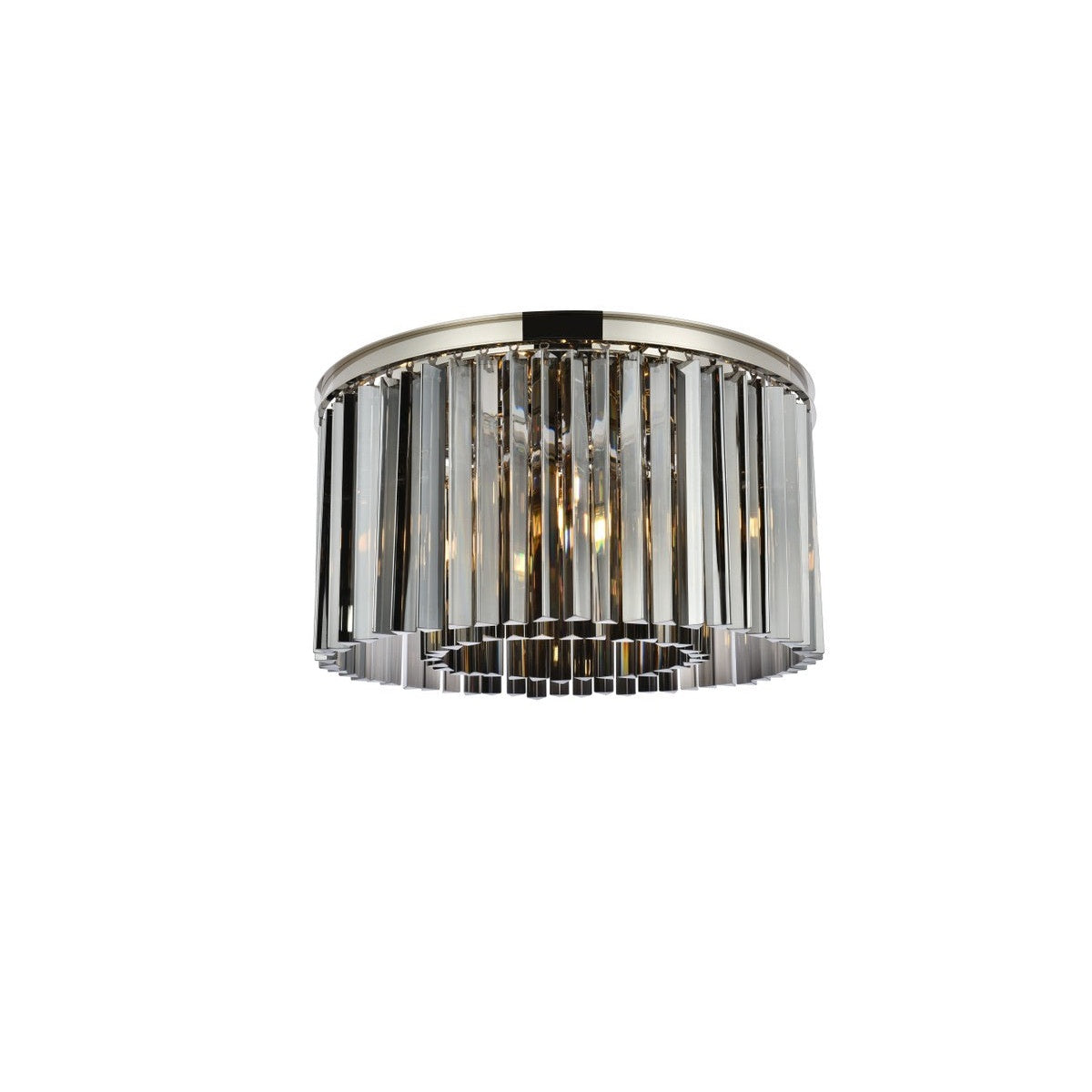 Elegant Lighting - 1208F26PN-SS/RC - Eight Light Flush Mount - Sydney - Polished Nickel