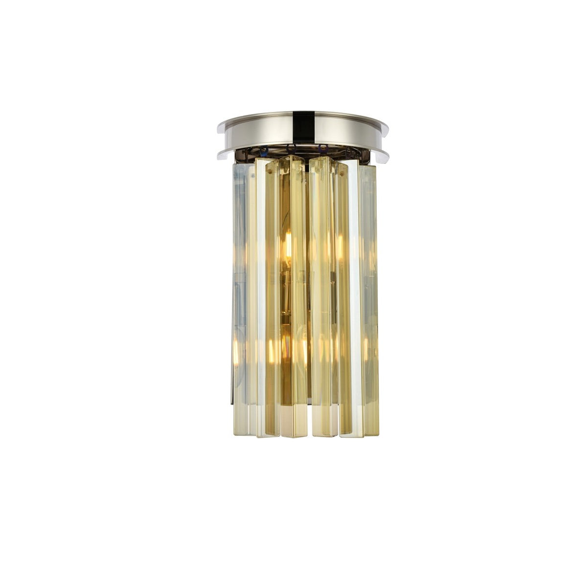 Elegant Lighting - 1208W8PN-GT/RC - Two Light Wall Sconce - Sydney - Polished Nickel