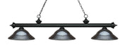 Z-Lite - 200-3MB-SGM - Three Light Billiard - Riviera - Matte Black