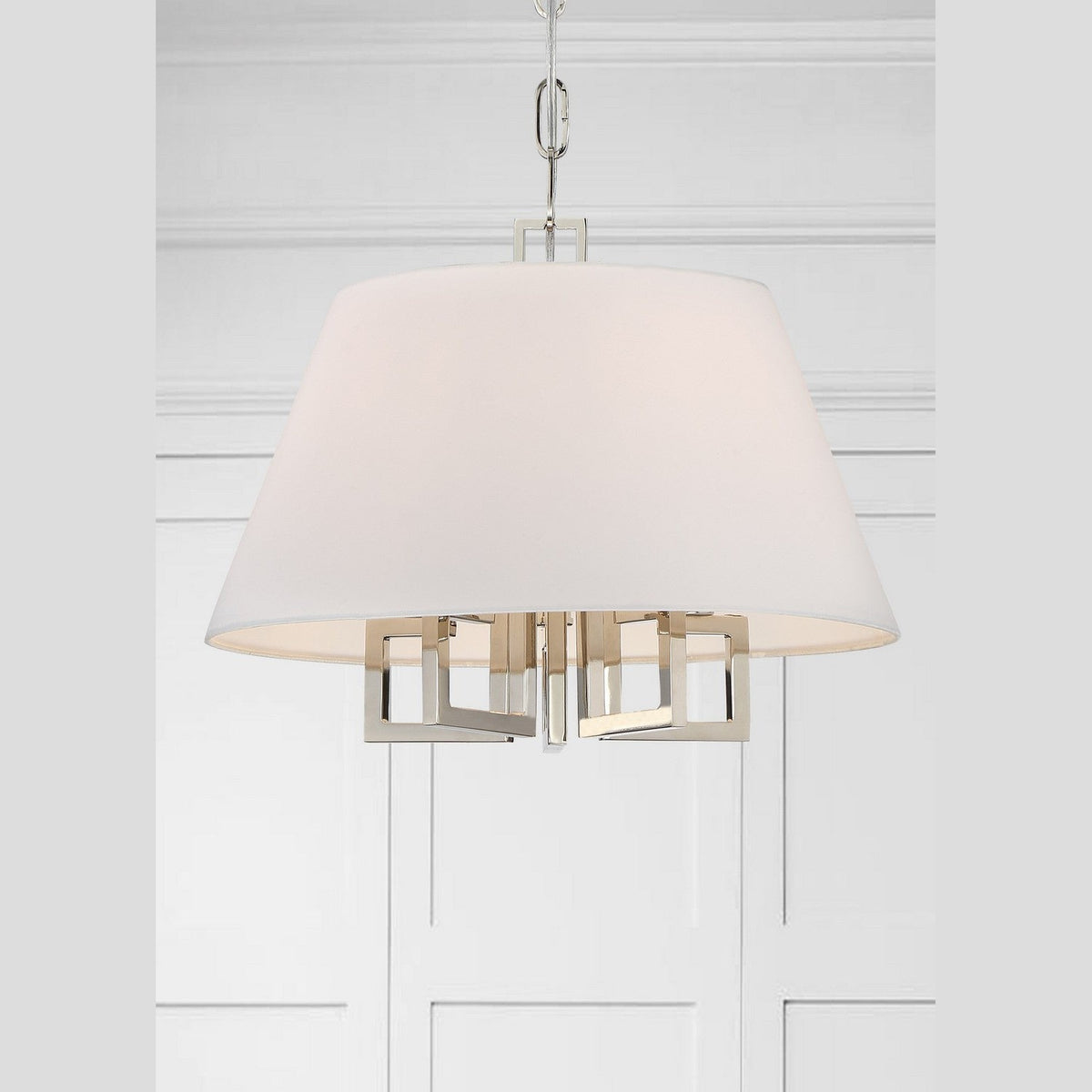 Crystorama - 2255-PN - Five Light Mini Chandelier - Westwood - Polished Nickel